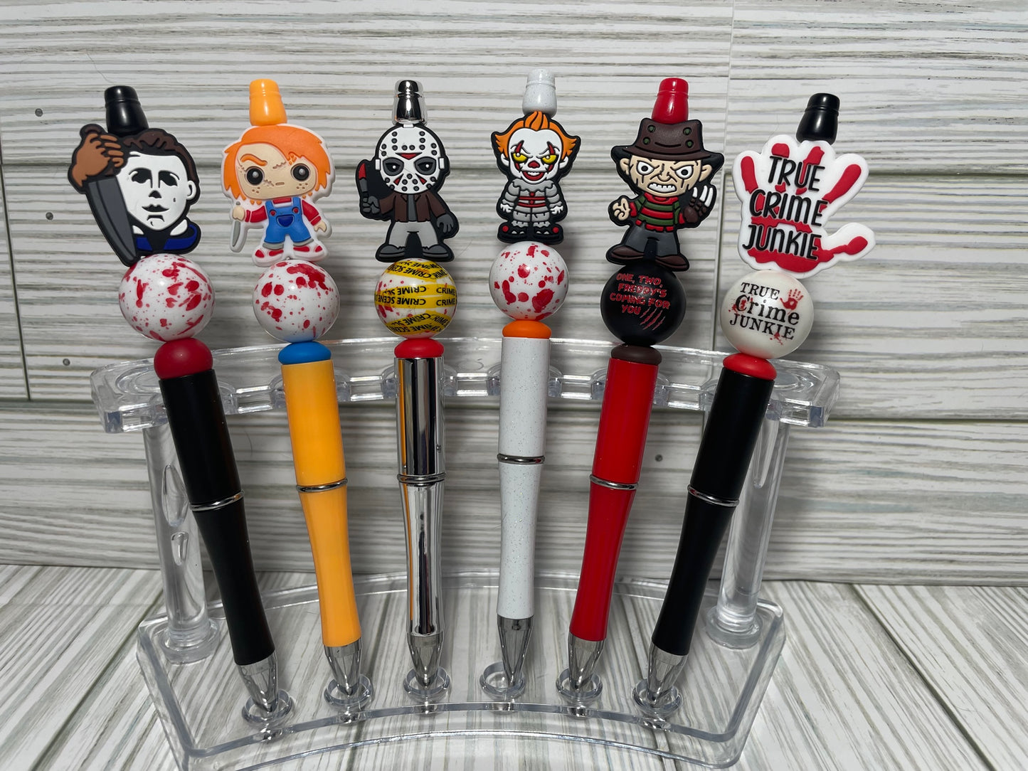 Horror Character Beaded Pens