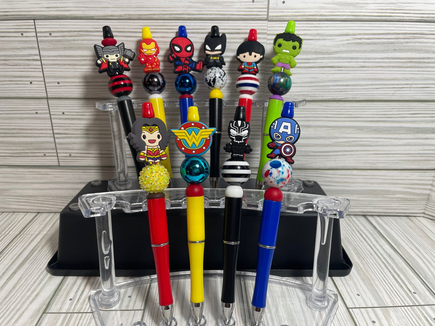Superhero Beaded Pens